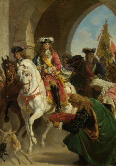 Einzug Karls III. in Madrid 1710 von Karl von Blaas