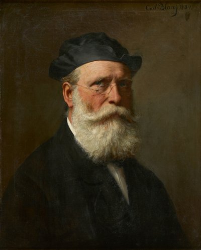Selbstporträt von Karl von Blaas