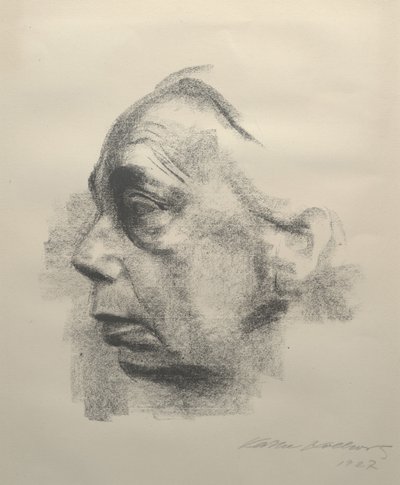 Selbstporträt, 1927 von Käthe Kollwitz