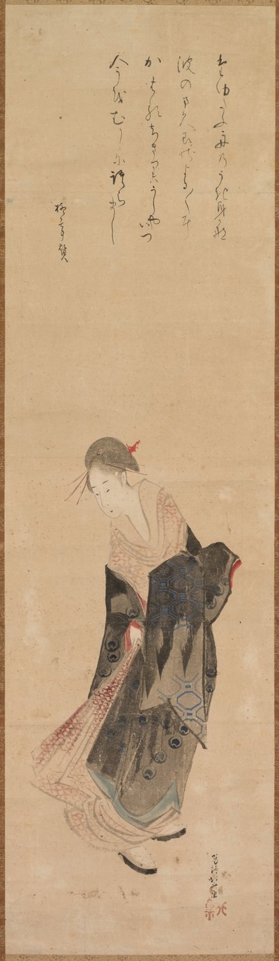 Schönheit (Bijin) von Katsushika Hokusai