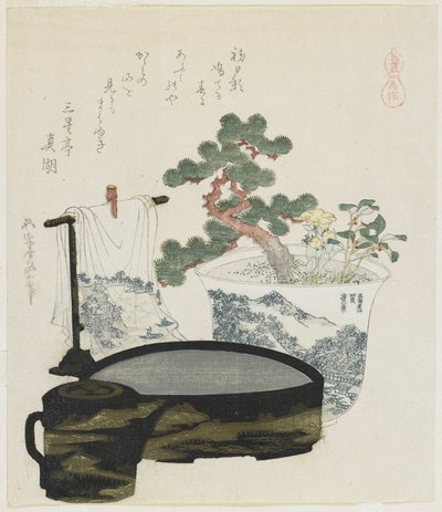 Pferdetalisman, 1822 von Katsushika Hokusai