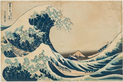 Unter der Welle vor Kanagawa von Katsushika Hokusai