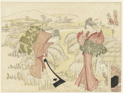 Frauen bei einem Boot von Katsushika Hôtei Hokuga