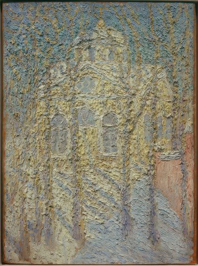 Kirche, um 1906 von Kazimir Severinovich Malevich