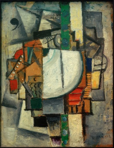 Komposition mit Piano von Kazimir Severinovich Malevich
