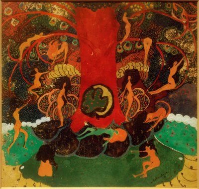 Lebensbaum und Dryaden von Kazimir Severinovich Malevich