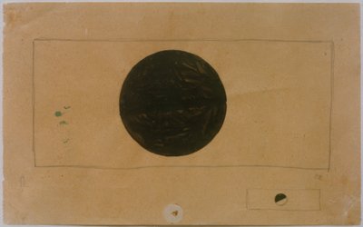 Zwei suprematistische Kompositionen mit Kreisen von Kazimir Severinovich Malevich