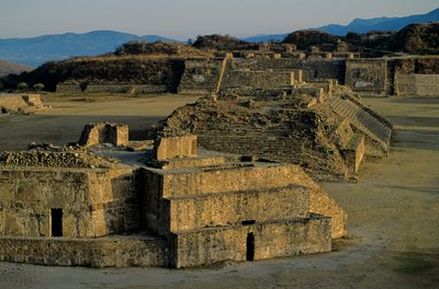 Olmeken; Monte Alban; Oaxaca; Mexiko, Danzante; Zapoteken von Kenneth Garrett
