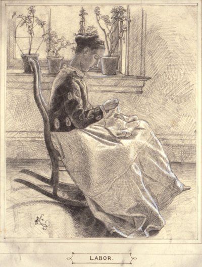(Studie für "Arbeit") von Kenyon Cox