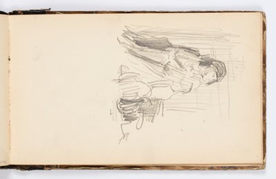 Skizzenbuchseite von Kenyon Cox