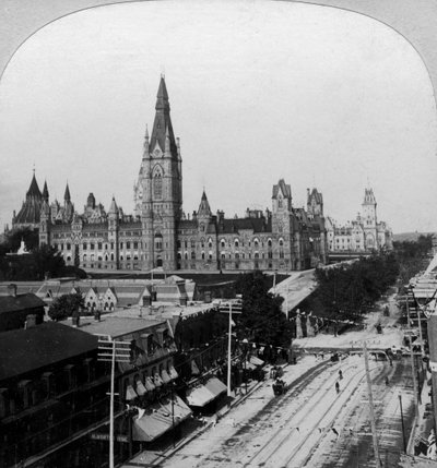 Parlamentsgebäude, Ottawa, Ontario, Kanada von Keystone View Company