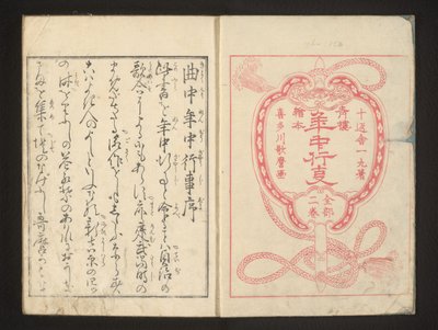 Titelpagina von Kitagawa Utamaro