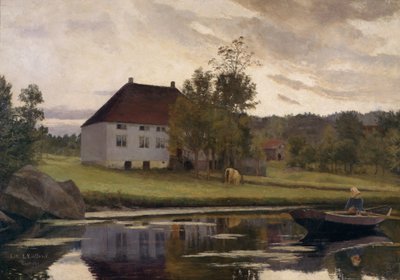 Bossevig, nach Sonnenuntergang von Kitty Lange Kielland