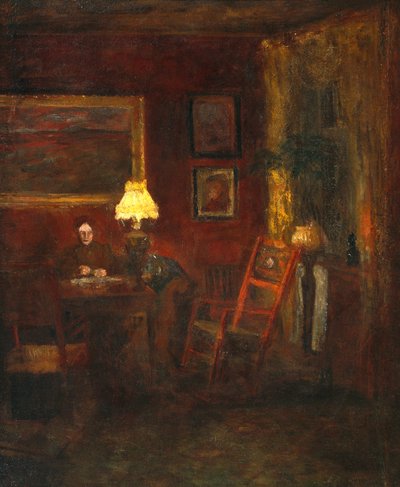 Frau im Innenraum von Kitty Lange Kielland