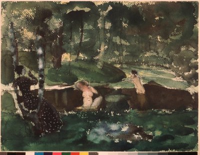 Badende von Konstantin Andreevic Somov