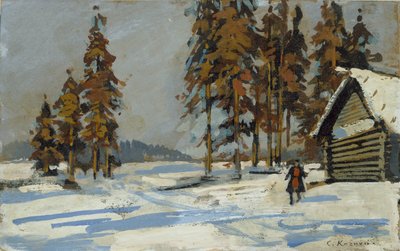Winterlandschaft von Konstantin Korovin