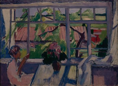 Auf der Terrasse, 1929 von Konstantin Nikolayevich Istomin