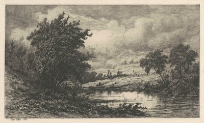 Am Shepang River, Connecticut von Kruseman Van Elten