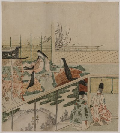 Hofdamen machen Puppen, 1790er Jahre von Kubo Shunman