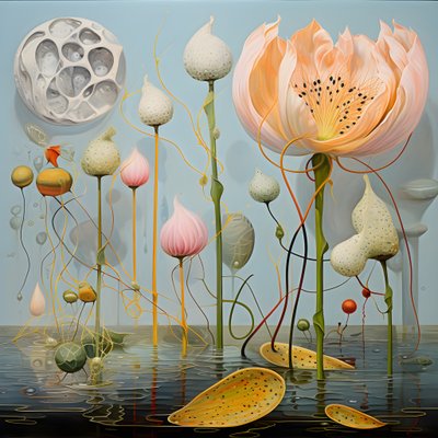 Lotusblumensamenschoten von Kurt Heppke