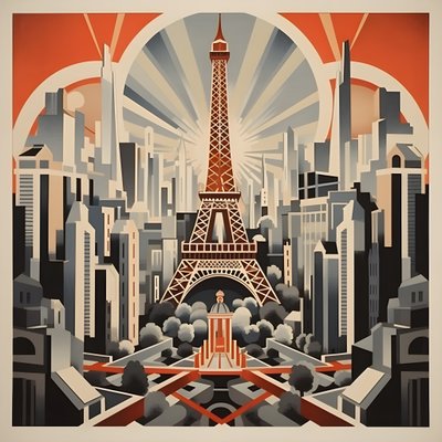 Werbeplakat, Paris, Frankreich 2 von Kurt Heppke