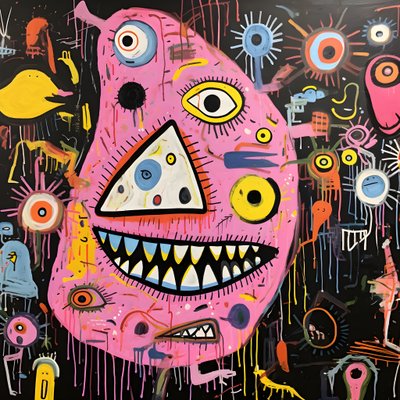 Ein lärmendes Acrylgemälde 3 von Kurt Heppke
