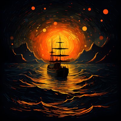 Das Kreuzfahrtschiff von Kurt Heppke