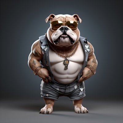 Englische Bulldogge 2 von Kurt Heppke