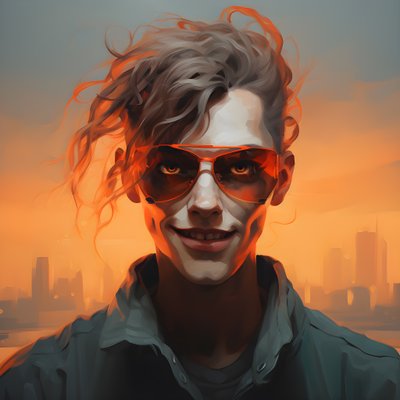 lächelnd 1 von Kurt Heppke
