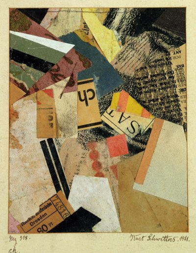MZ 318 CH., 1921 von Kurt Schwitters