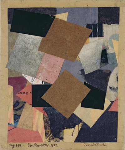 Merz 463, 1922 von Kurt Schwitters