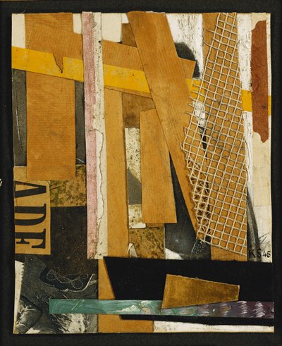 Merzbild, 1945 von Kurt Schwitters