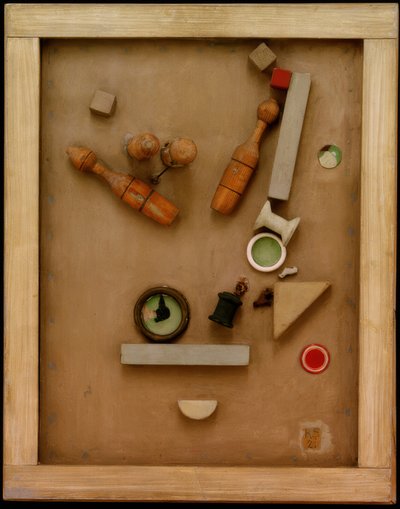 Merzbild 46 A. Das Kegelbild von Kurt Schwitters