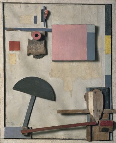 Merzbild Kijkduin, 1923 von Kurt Schwitters