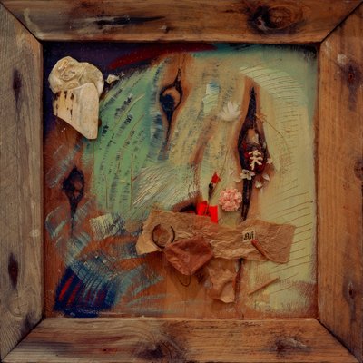 Merzbild mit Alf von Kurt Schwitters