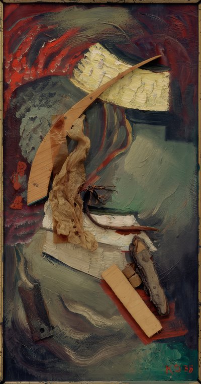 Merzbild mit Algen von Kurt Schwitters