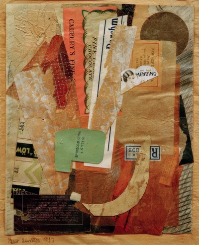 Ohne Titel (Mending) von Kurt Schwitters