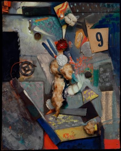 Ohne Titel (Merzbild 9) von Kurt Schwitters