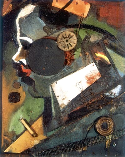 Der Doktor, 1919 von Kurt Schwitters