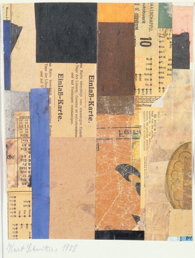 Ohne Titel, 1928 von Kurt Schwitters