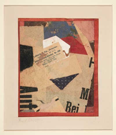 Ohne Titel [Lobeck & Co., Dresden] von Kurt Schwitters
