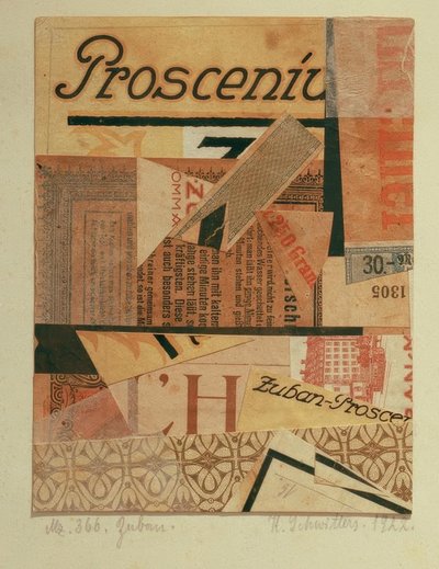Zuban Merz 366 von Kurt Schwitters