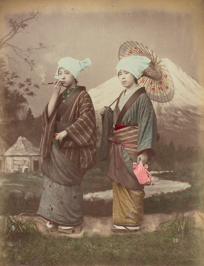 Japanische Reisende, ca. 1880 von Kusakabe Kimbei