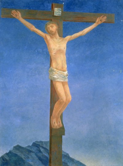 Die Kreuzigung, 1923 von Kuzma Sergeevich Petrov Vodkin