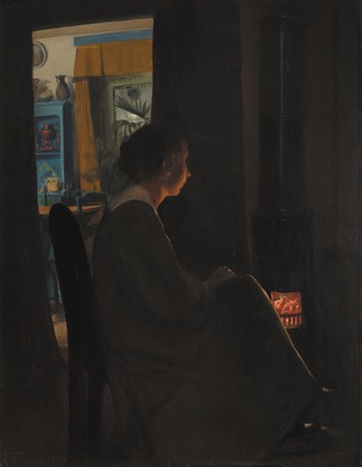 Dämmerung. Die Frau des Künstlers von Laurits Andersen Ring