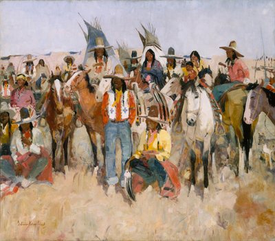 Jicarilla Apache Fiesta, 1934 von LaVerne Nelson Black