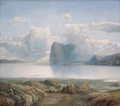 Insel Borgøya von Lars Hertervig