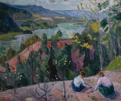 Mädchen im Erdbeerfeld von Lars Jorde