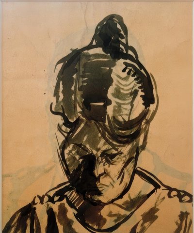 Ohne Titel (Meine Mutter) von Laszlo Moholy Nagy