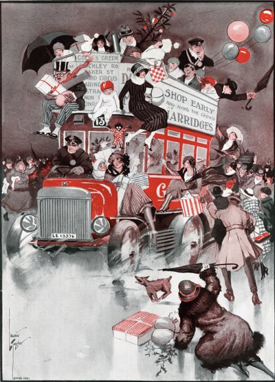 Weihnachtseinkäufe 1921 von Laurie Tayler